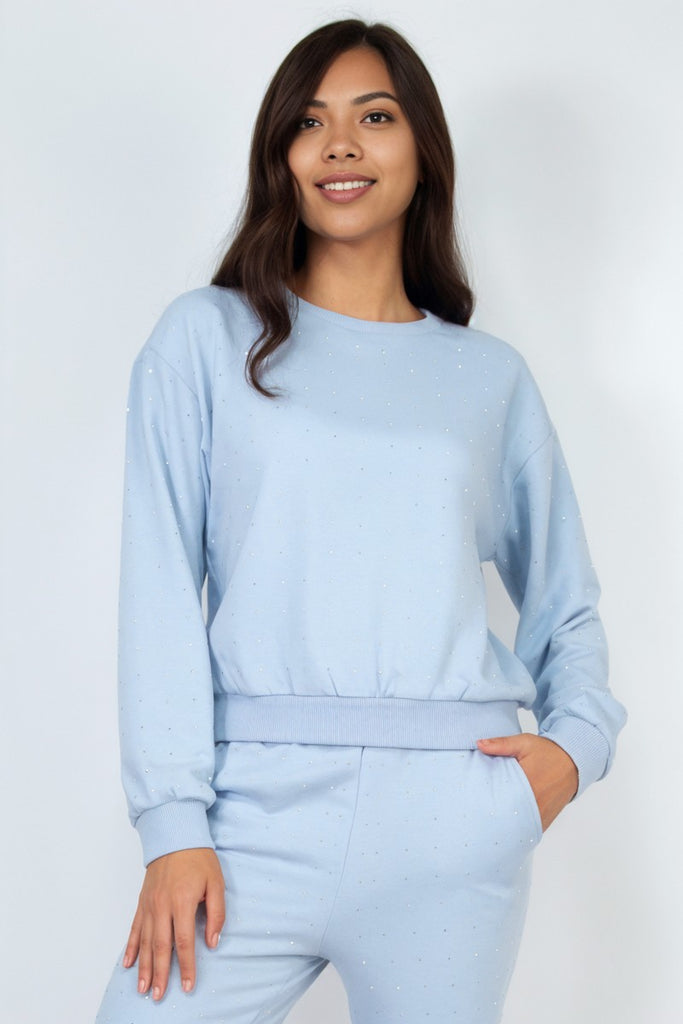 Glimmer & Grace Crew Neck Sweatshirt