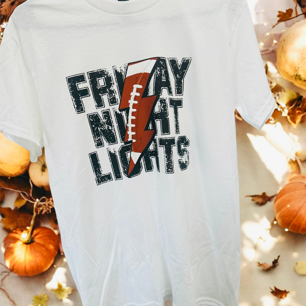 Friday Night Lights White Graphic Tee