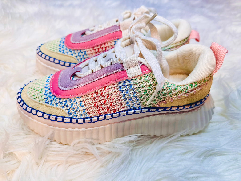 Adventure Daily Tennis Shoes - Pastel Multi