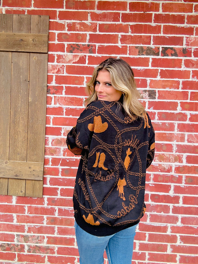 Copper Cowboy Sweater