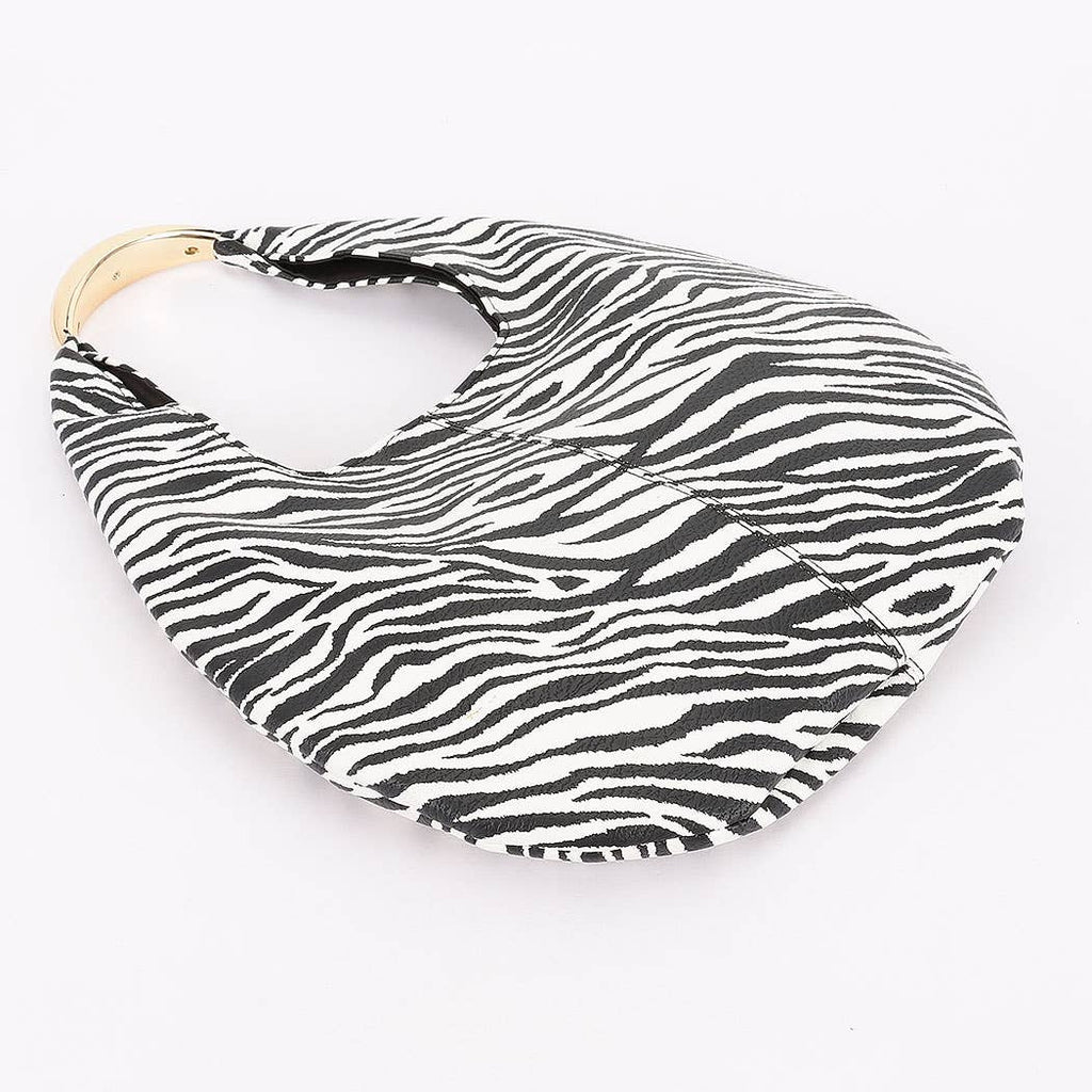 Wild Thing Zebra Hobo Bag