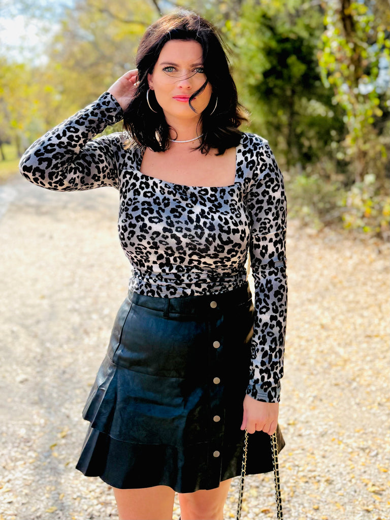 Wild Attraction Square Neck Top