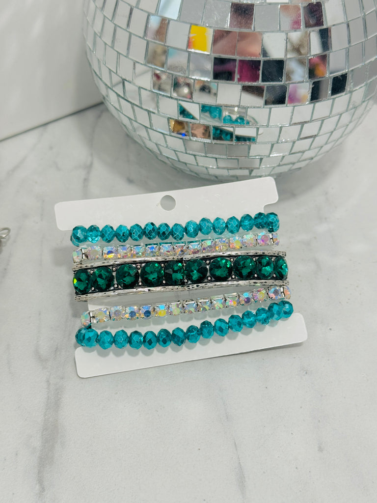 Miss Me Emerald Bracelet Set