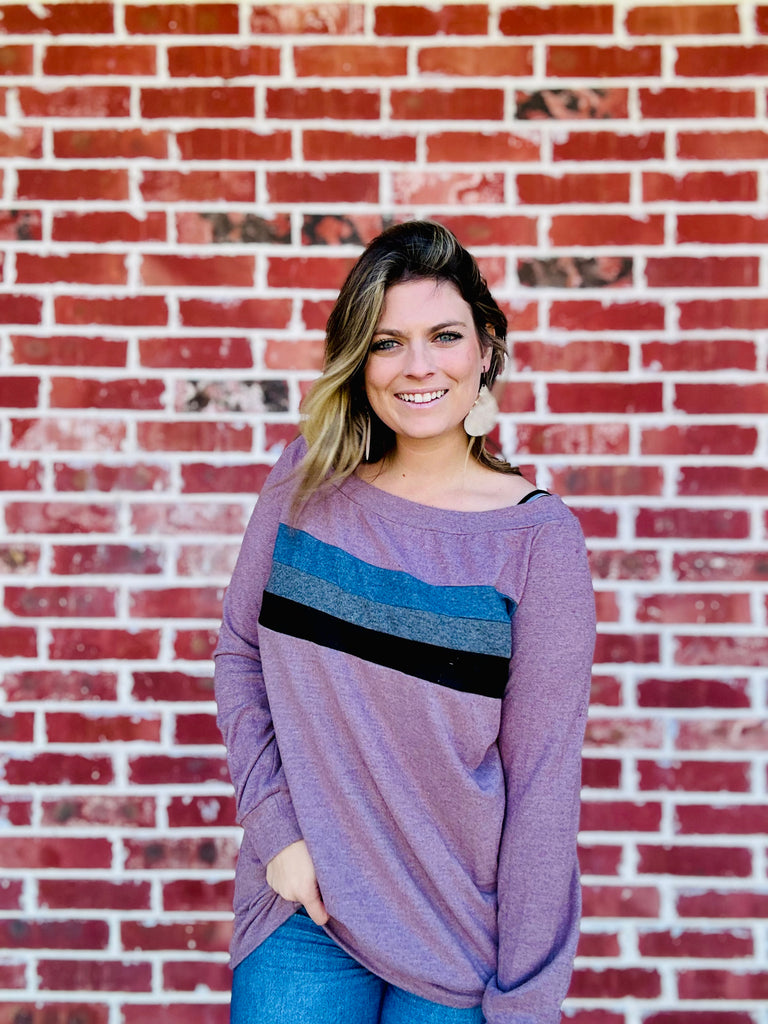 Cozy Choice Top - Mauve