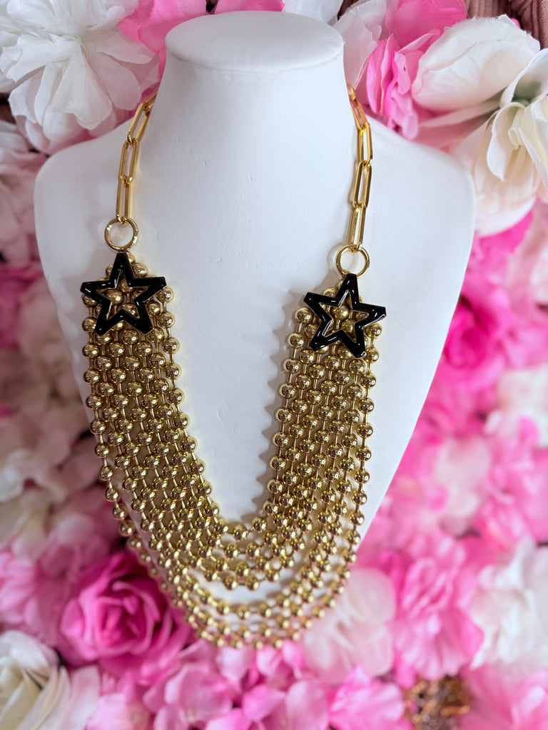 Hattie Lux Gold Layered Star Necklace