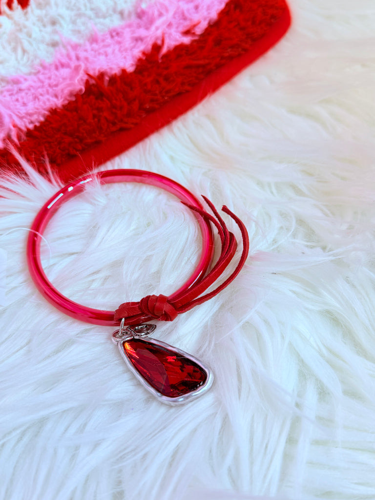 Ruby Lover Bangle Bracelet