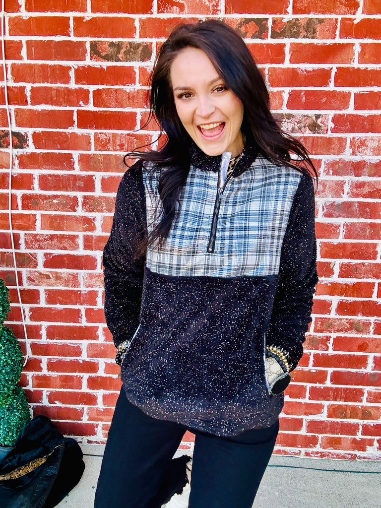 Fully in Fall Feels Sherpa Pullover