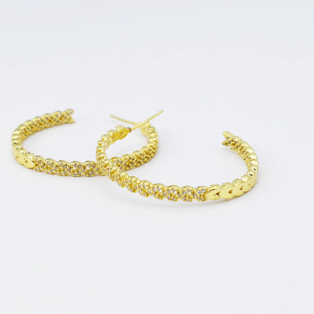 Shining Gold Everyday Hoops