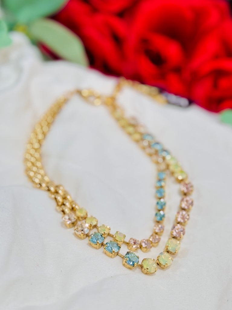 Champagne Shimmer Treyvon Necklace