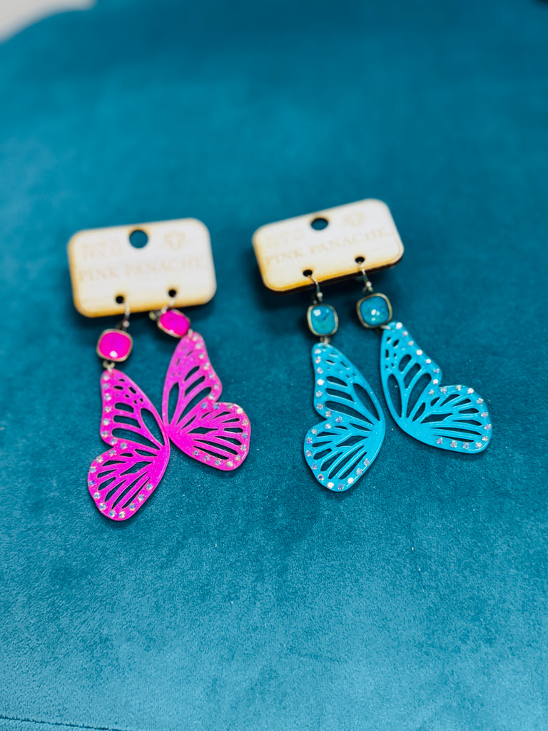 Flutters Away Shimmer Earrings