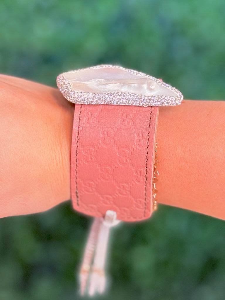 Blush Pearl Inspired Cinch Cuff