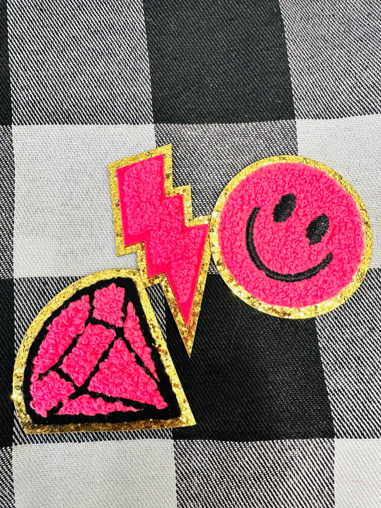 Glitzy Girly Jersey Patches (Options!)
