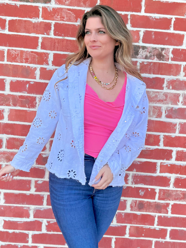 Summer Havana Cowl Neck Top - Pink