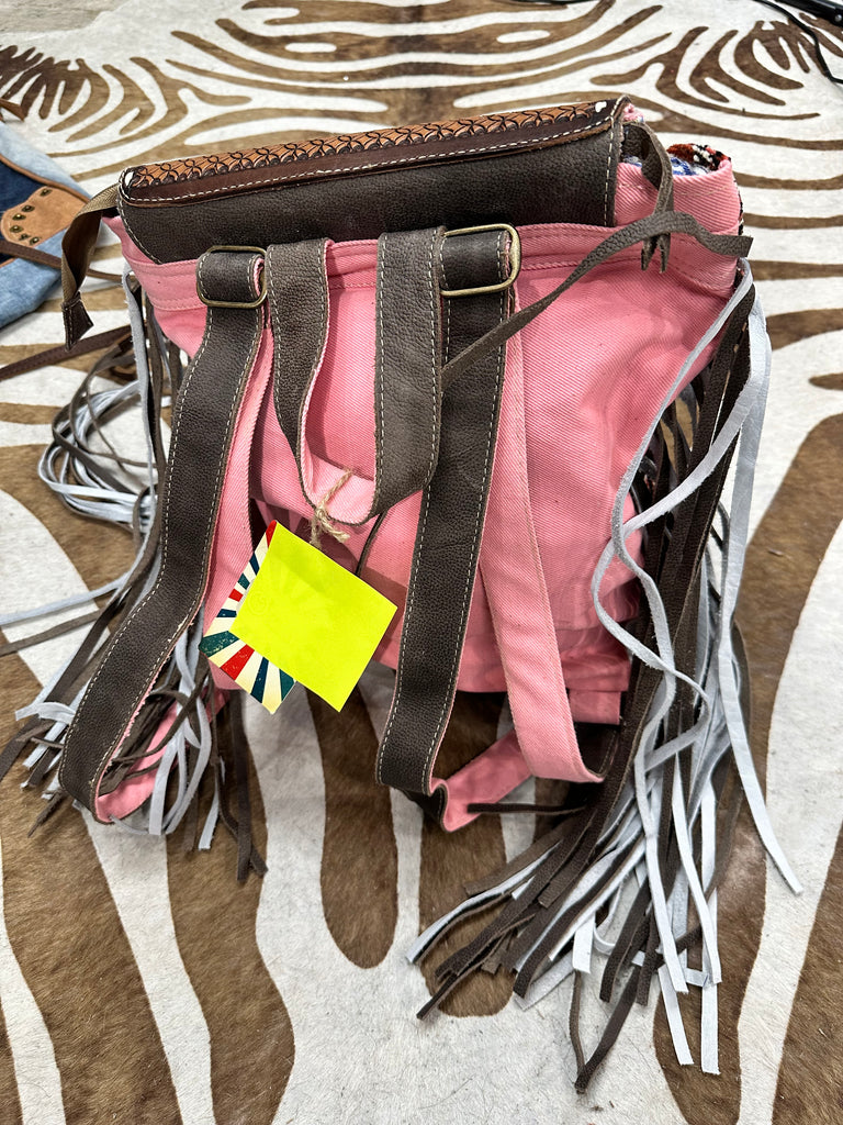 v385- Leather Handbag/Purse/Case
