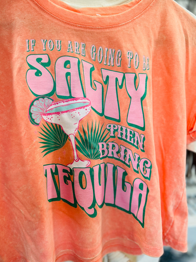 Bring Tequila Salty Girl Graphic Tee