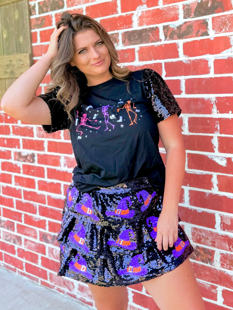Witch Please Sequin Skirt