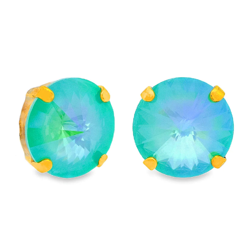 Swarovski The Basics Studs in Candy Crush - Soft Mint Ignite Glacier Blue