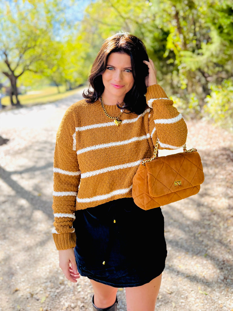 Be Your True Self Sweater - Amber