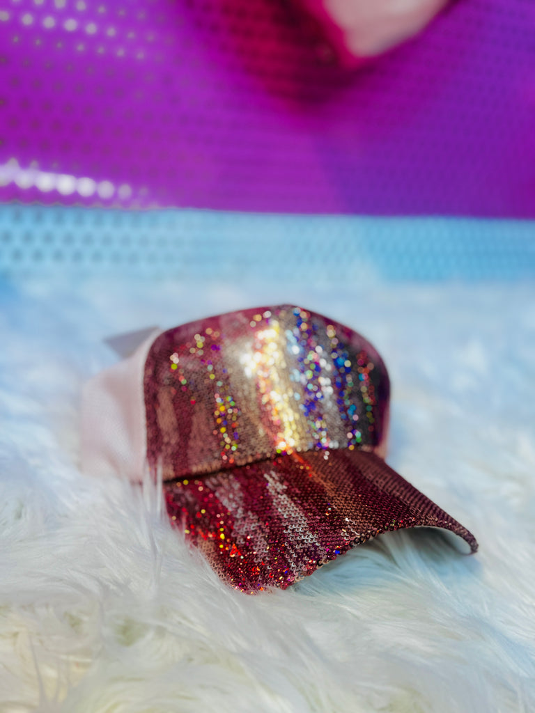 Tiger Babe Rose Sequin Hat