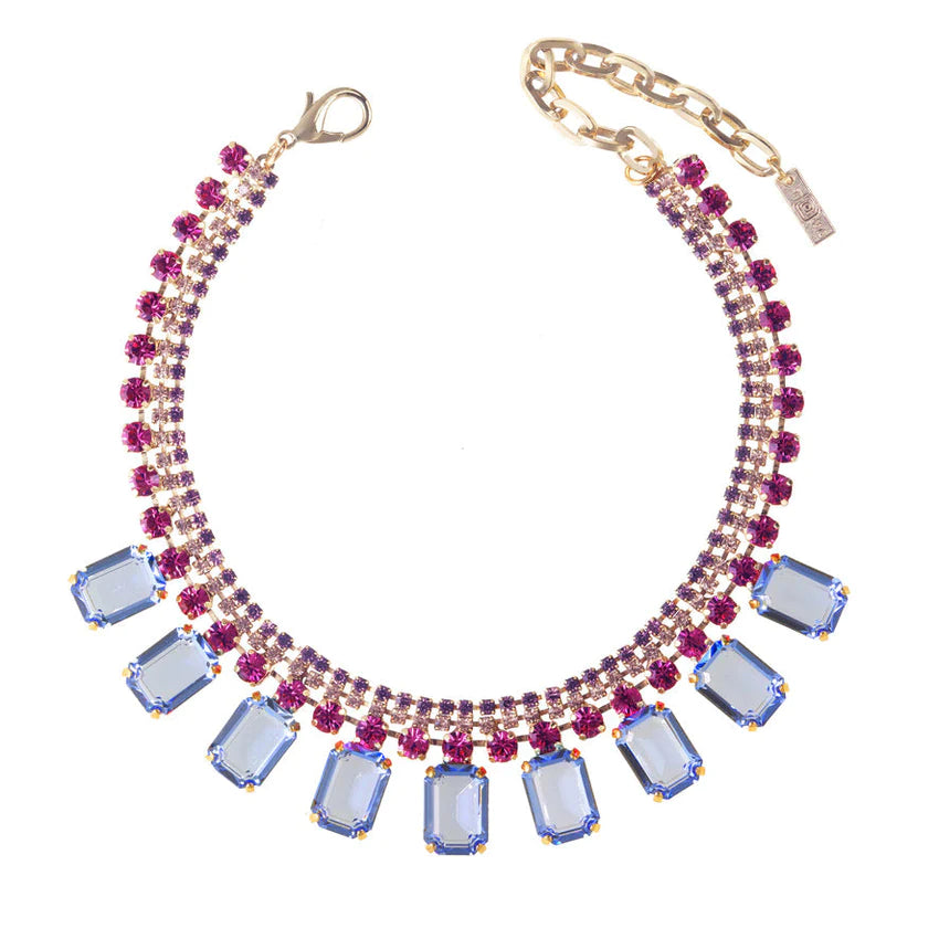 Pink Queen Kiarra Smutt Crystal Necklace