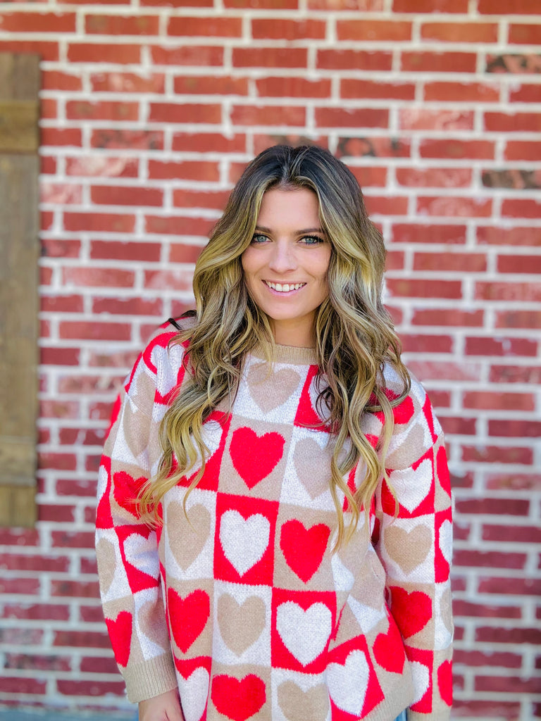 Give All The Love Heart Sweater