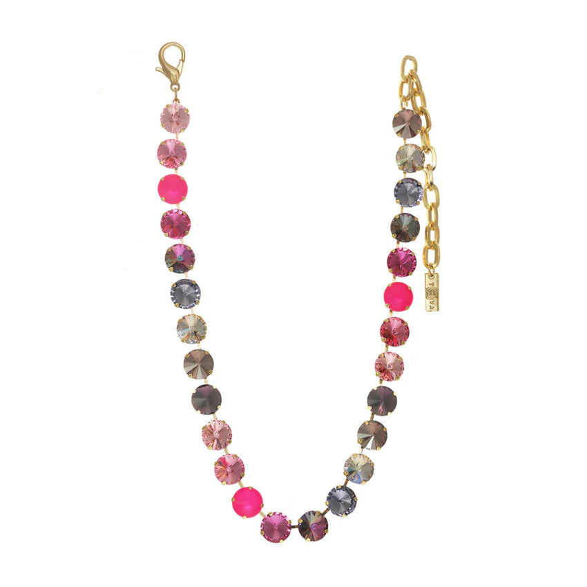 Sophia Necklace Watermelon Mix Pink Mix