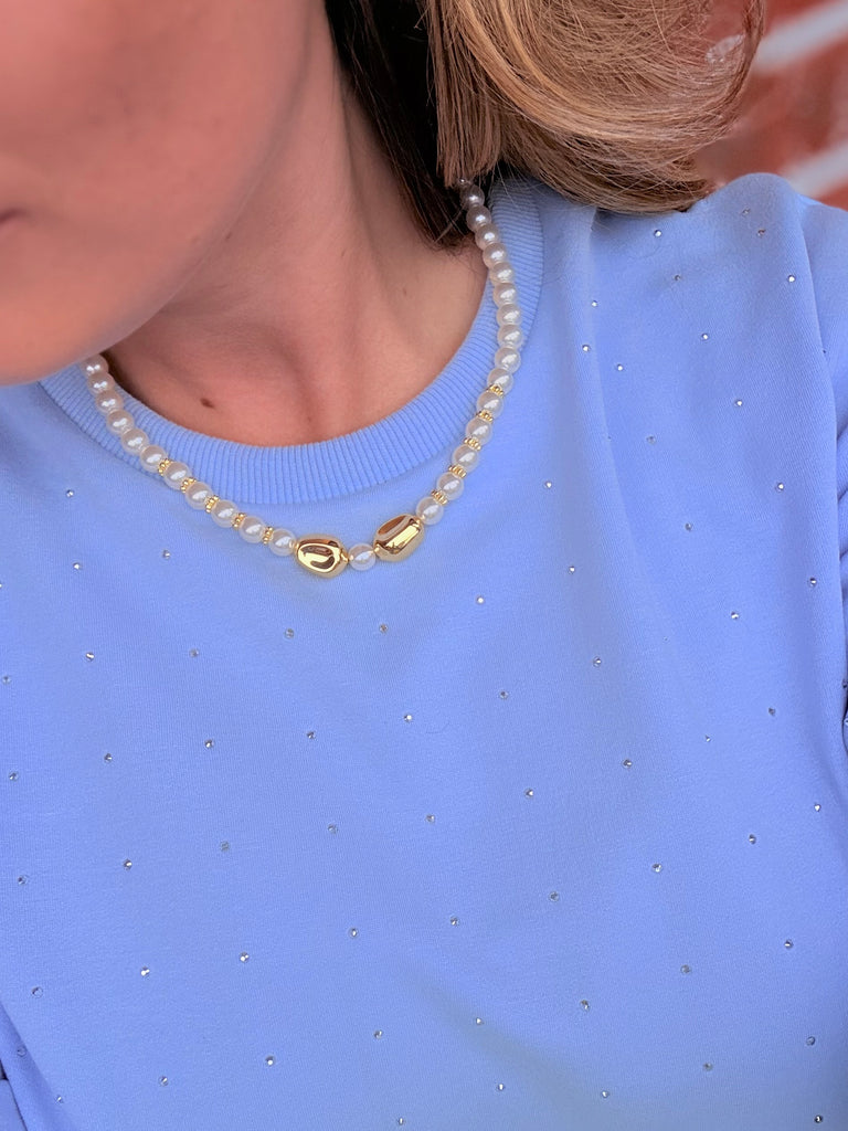 Pearly Golden Belle Necklace