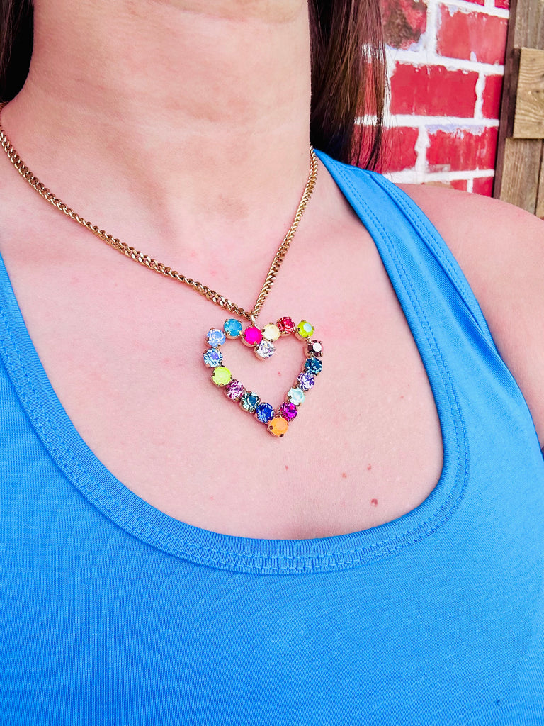 Antique Gold - Mini Heart POP Necklace