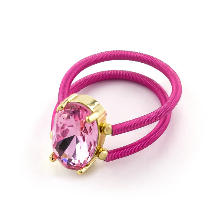 Candy Crush Ring - Hot Pink