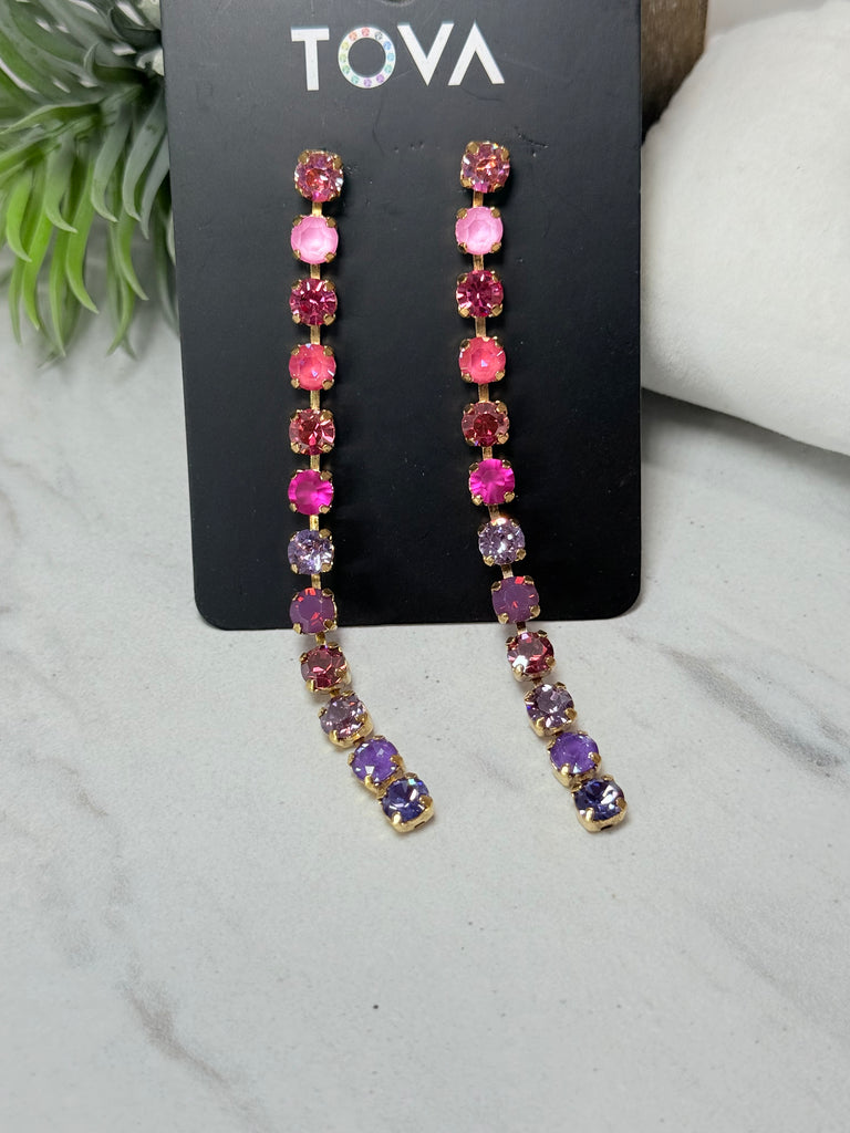 Bernice Swarovski Earrings in Candy Kisses