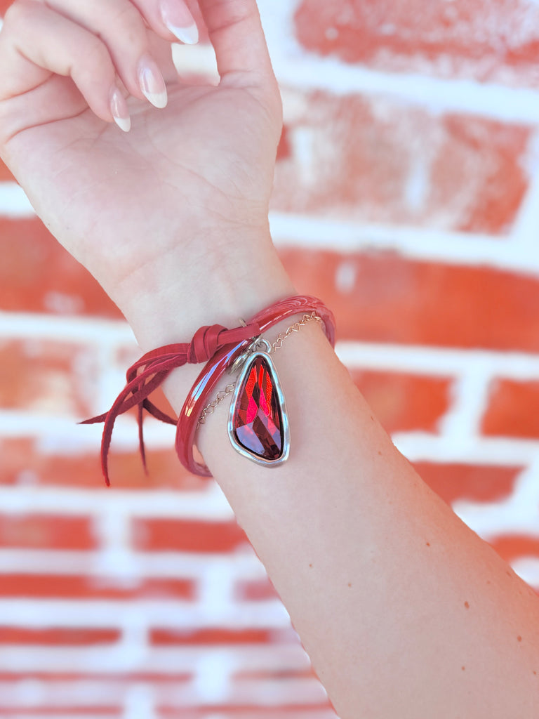 Ruby Lover Bangle Bracelet