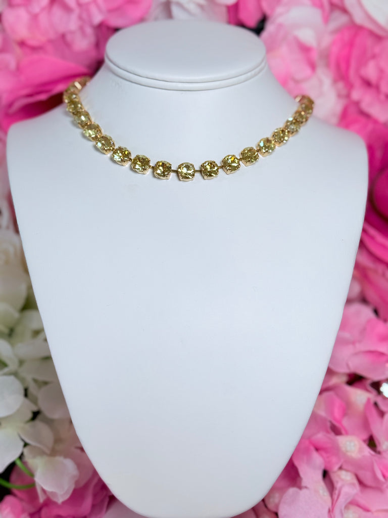 Jonquil Lemon Swarovski Necklace