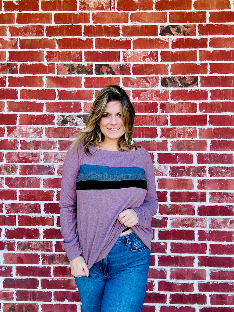 Cozy Choice Top - Mauve