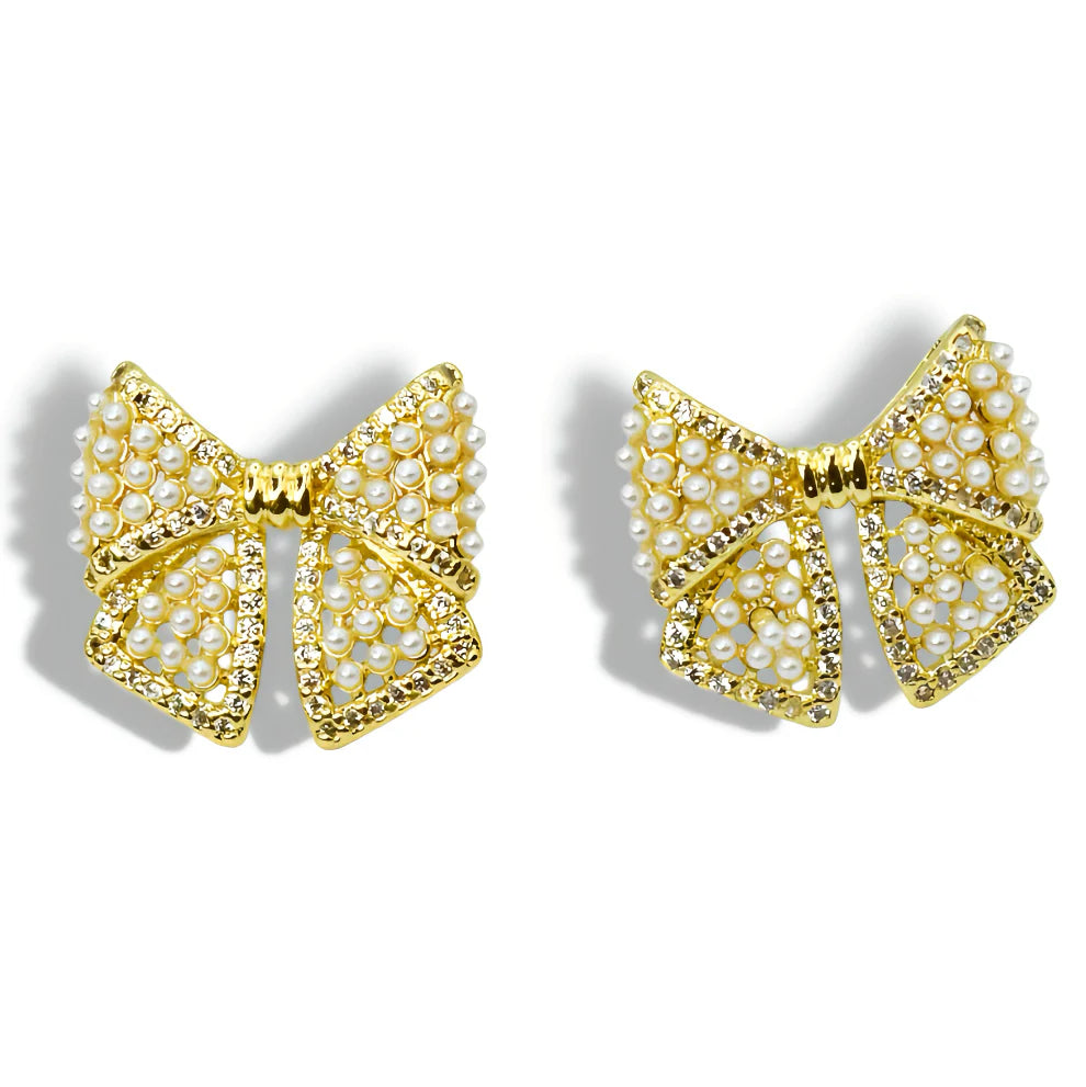 Coquette Gold Studs