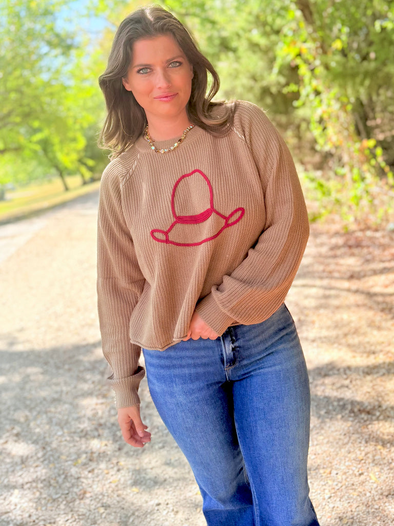 Hats Off Knit Sweater by 2Fly