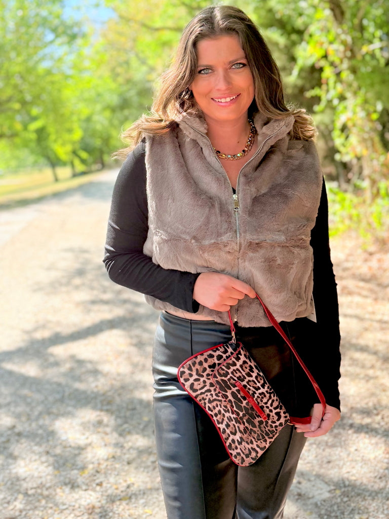 The Cozy Luxe Vest - Smokey Ash