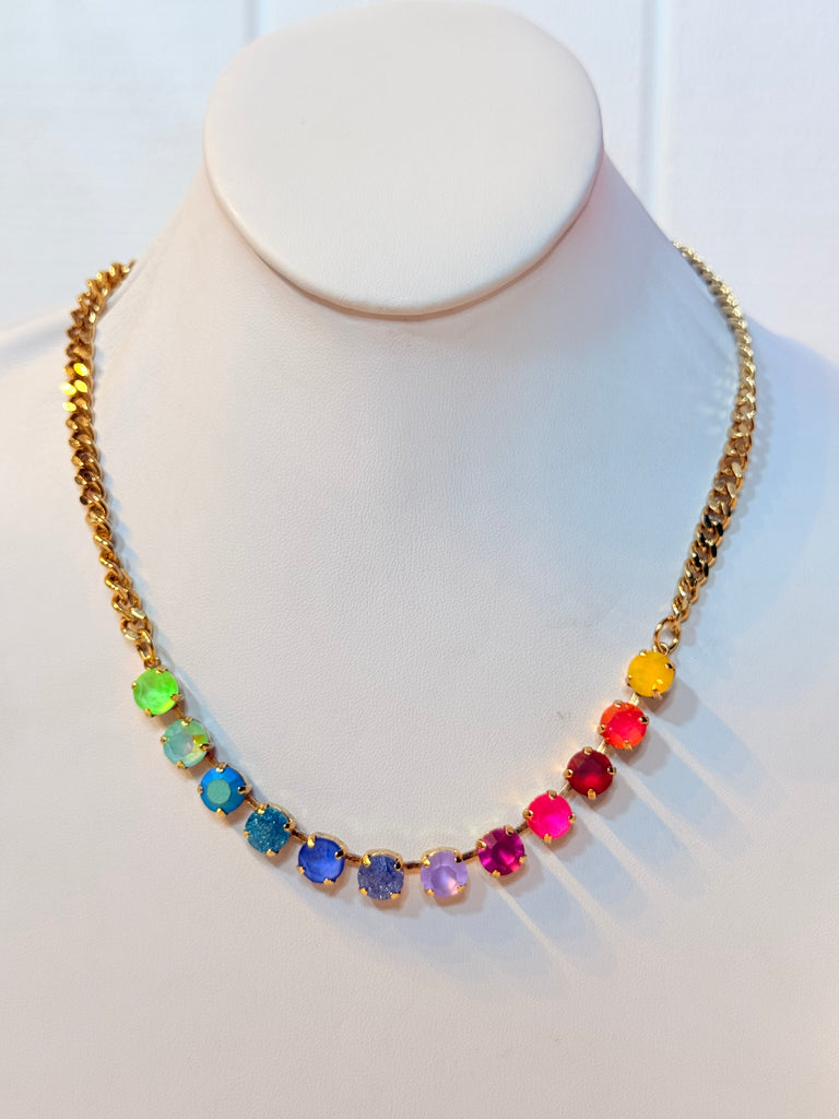 Opal Glaze Candy Crush Mini Oakland Swarovski Necklace