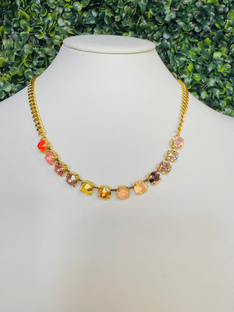 Candy Glow Mini Oakland Swarovski Necklace