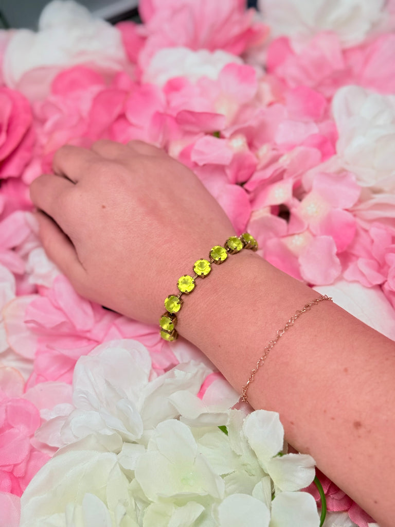 Izzy Bracelet - Citrus Green Matte Glow