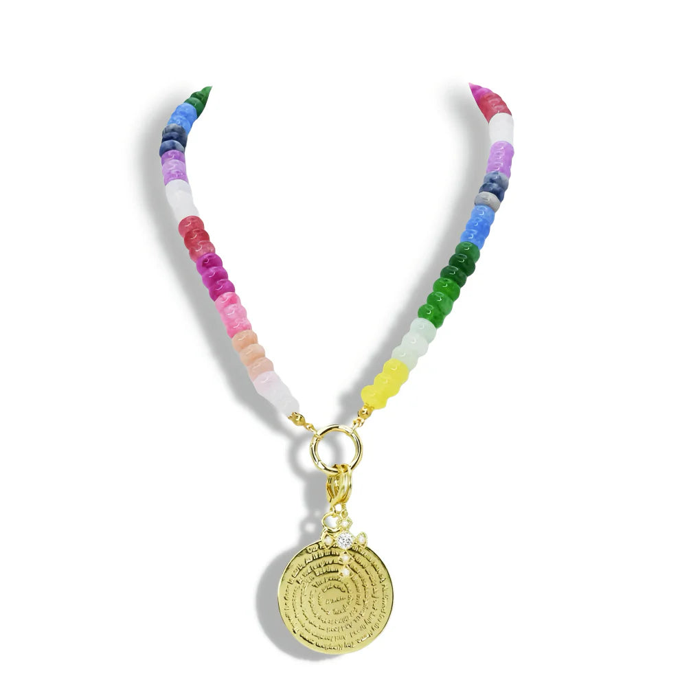 Rainbow Blessings Gemstone Necklace