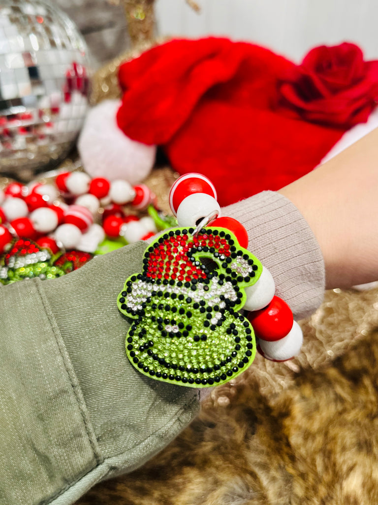 Sparkling Grouch Holiday Bracelet