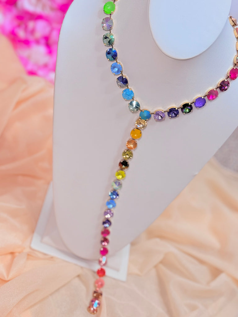 L.A Drop Candy Crush Swarovski Crystal Necklace