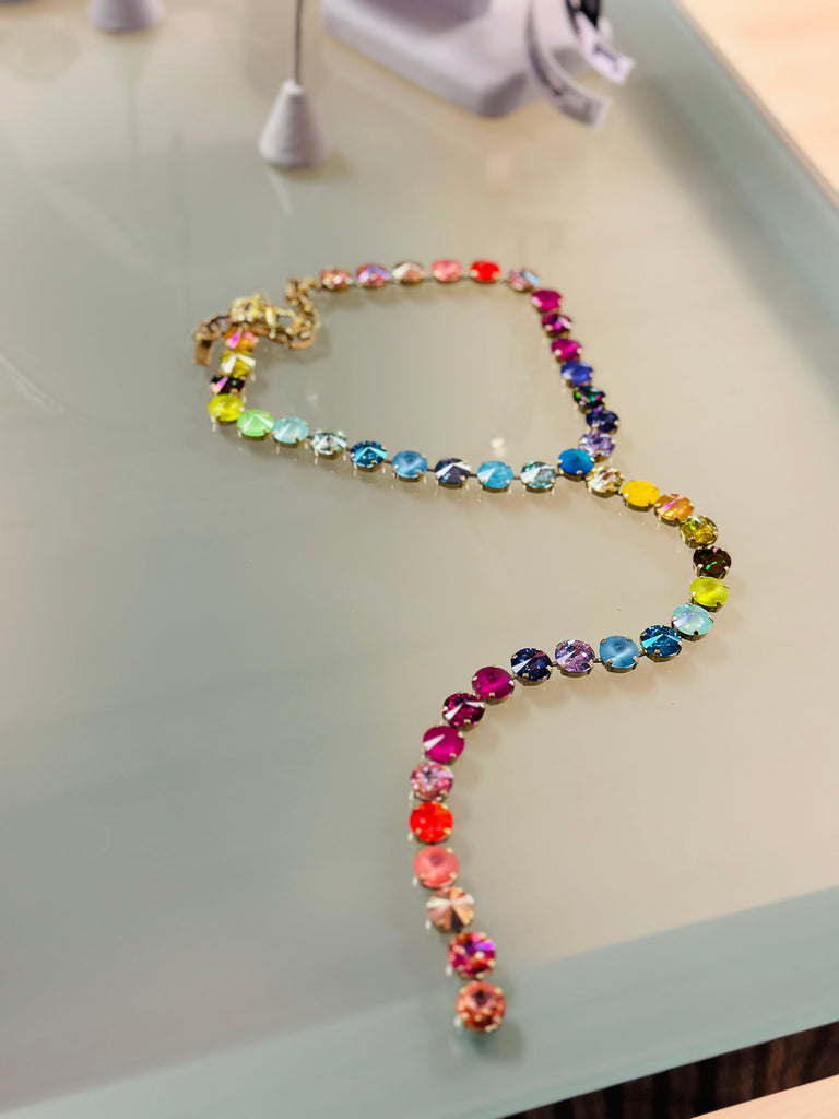 L.A Drop Candy Crush Swarovski Crystal Necklace