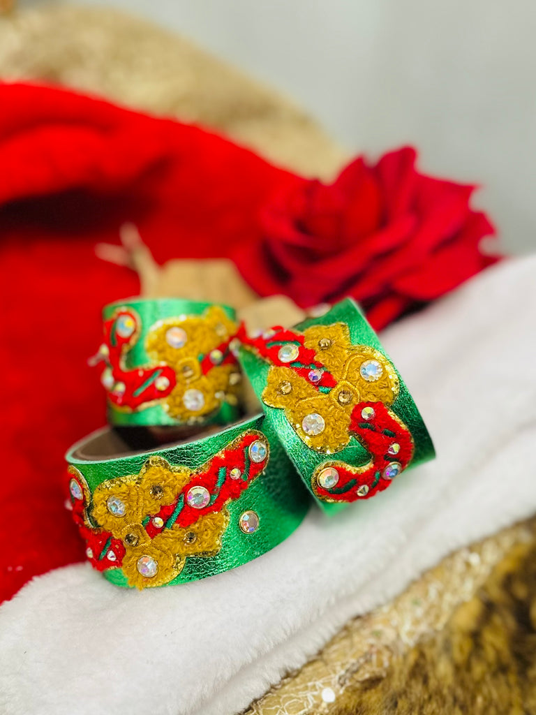 Bow Tied Holiday Candy Cinch Cuff