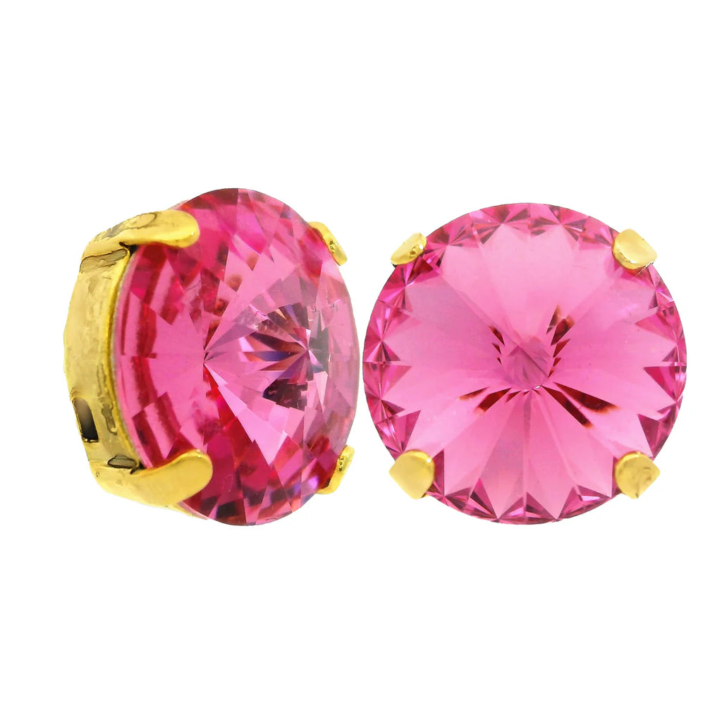 Swarovski The Basics Studs in Candy Crush - Light Rose Glimmer