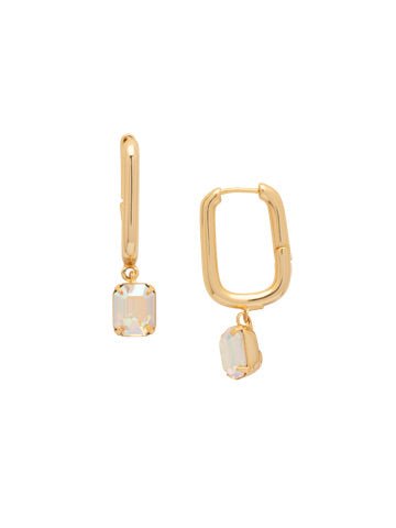 Octavia Rectangle Hoop Earrings - AB