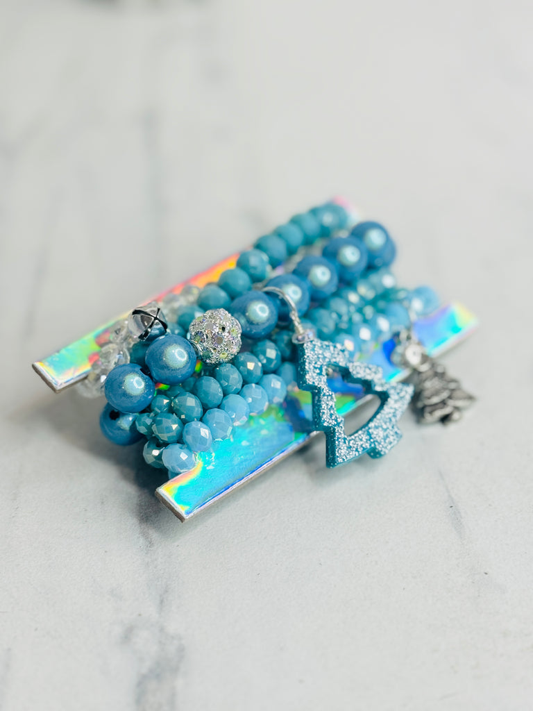 Turquoise Glam Tree Bracelet Set