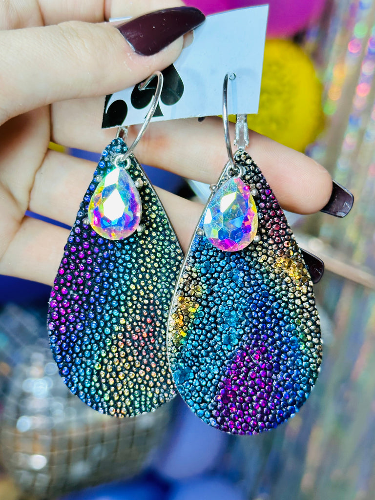 Limited Edition- All Multi Stingray Earrings