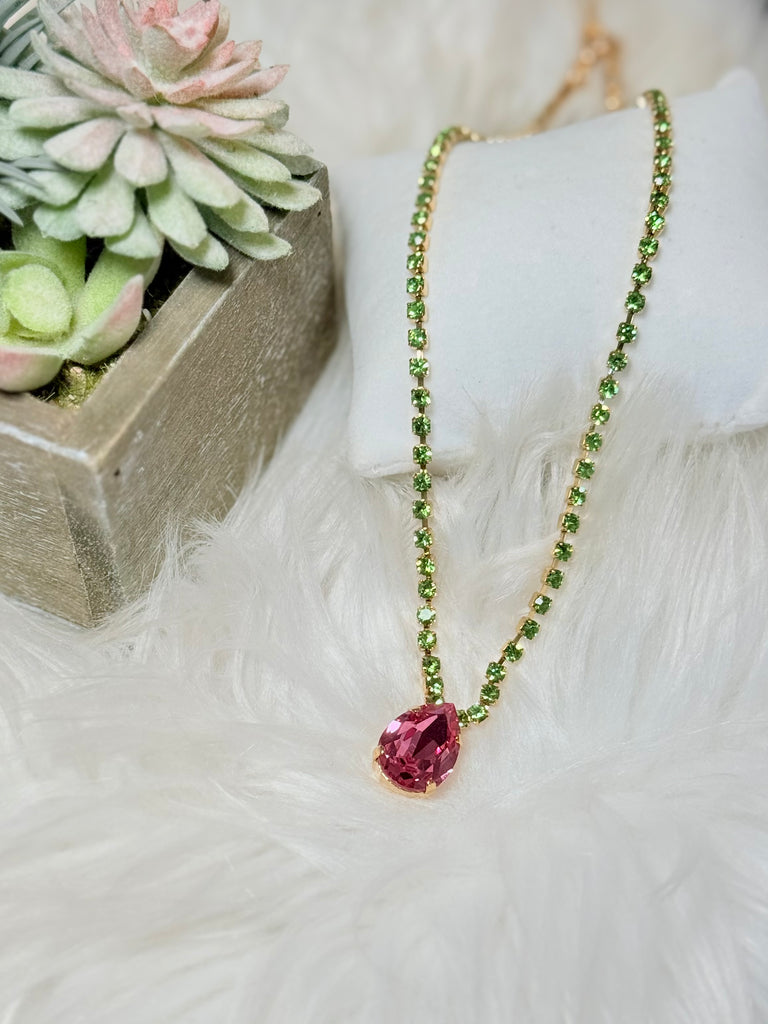 Milli Swarovski Crystal Necklace - Periodt / Rose