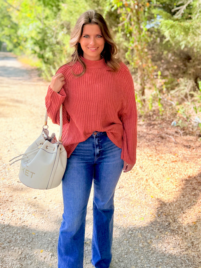 Memories Of You Sweater - Coral